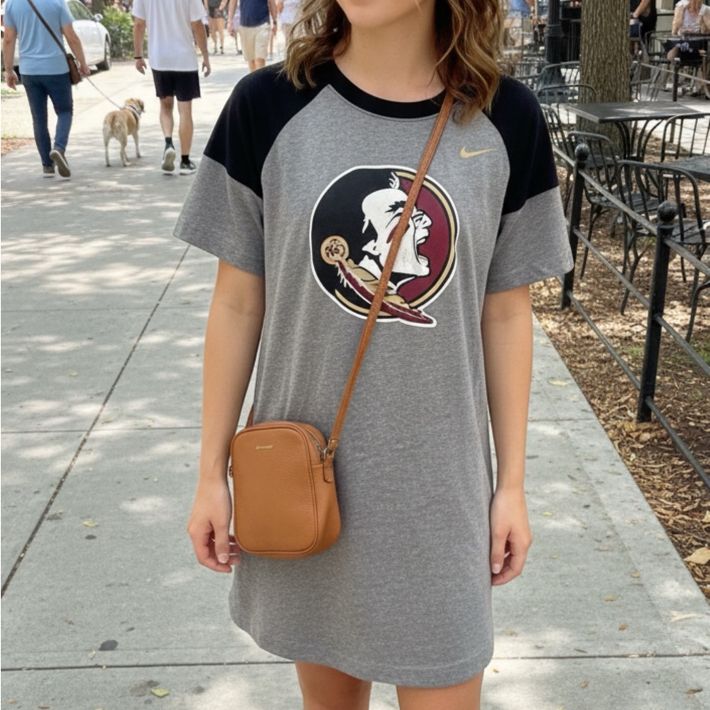 Florida State Seminoles FSU Women's French Terry Dress, Size‎ S Nike